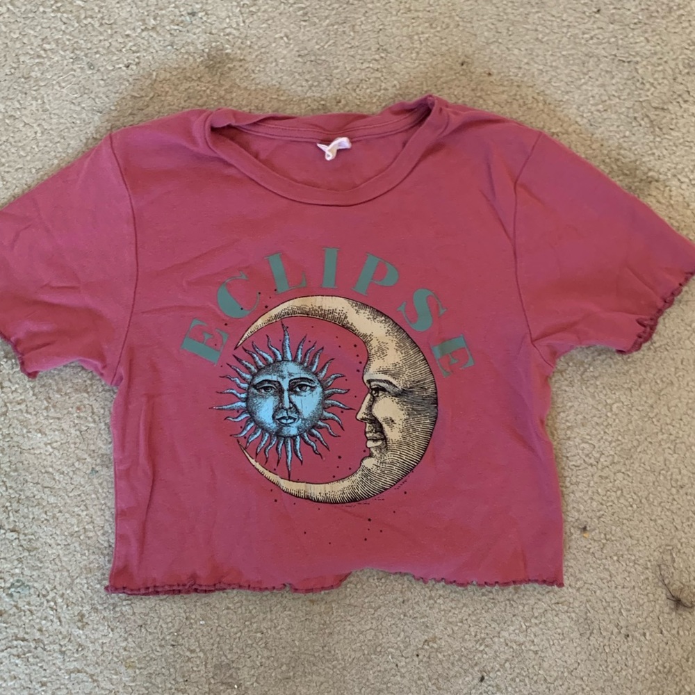 pink baby tee